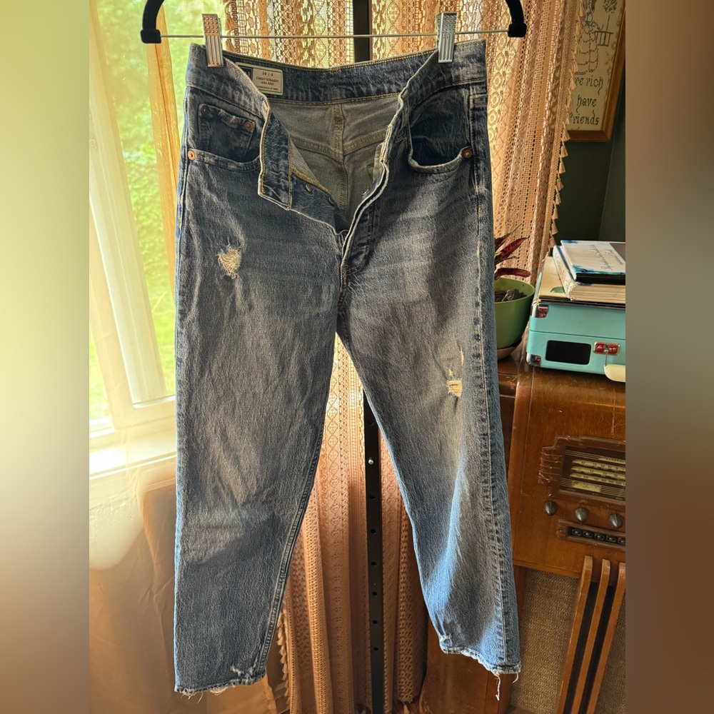 GAP Blue Distressed Jeans